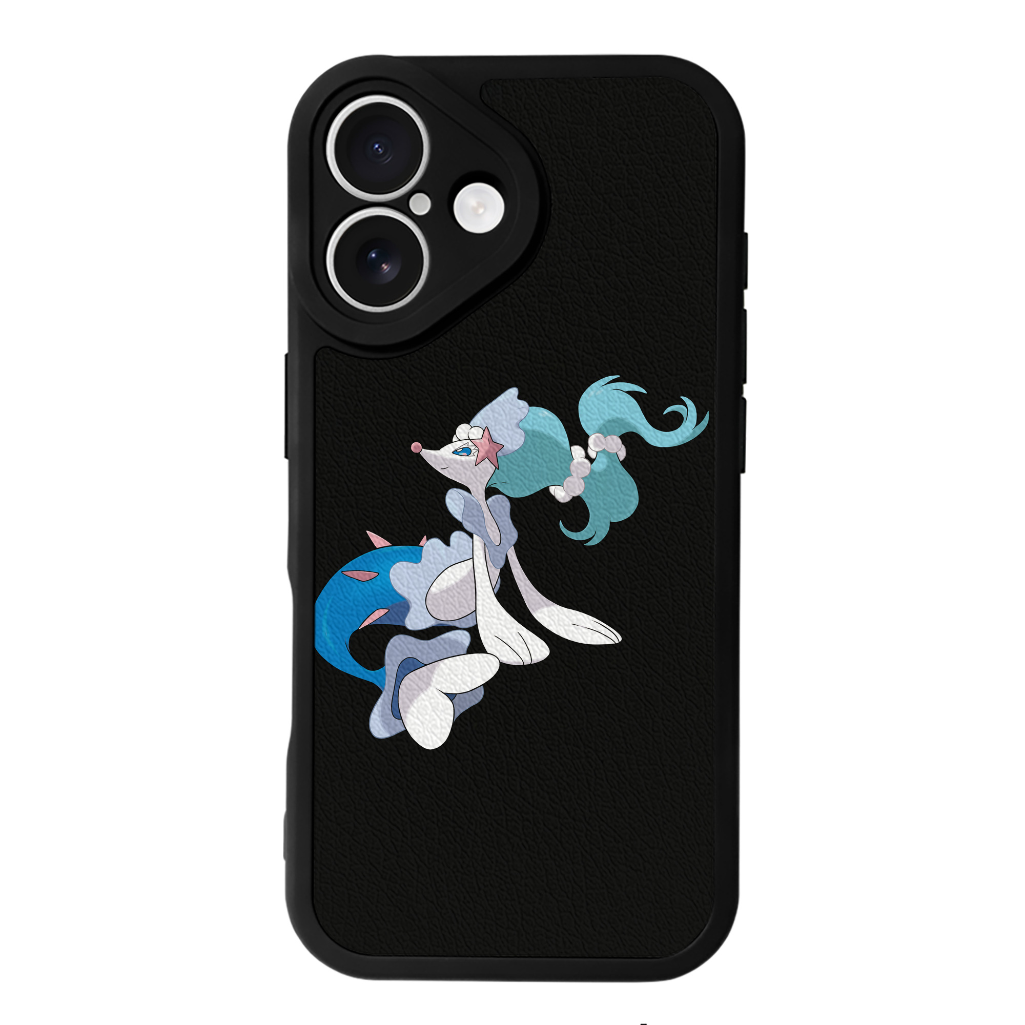 （画像用） ポケットモンスター Pokémon 【iPhone 16シリーズ対応】シリコンスマホケース（レザー調） 材質：シリコン